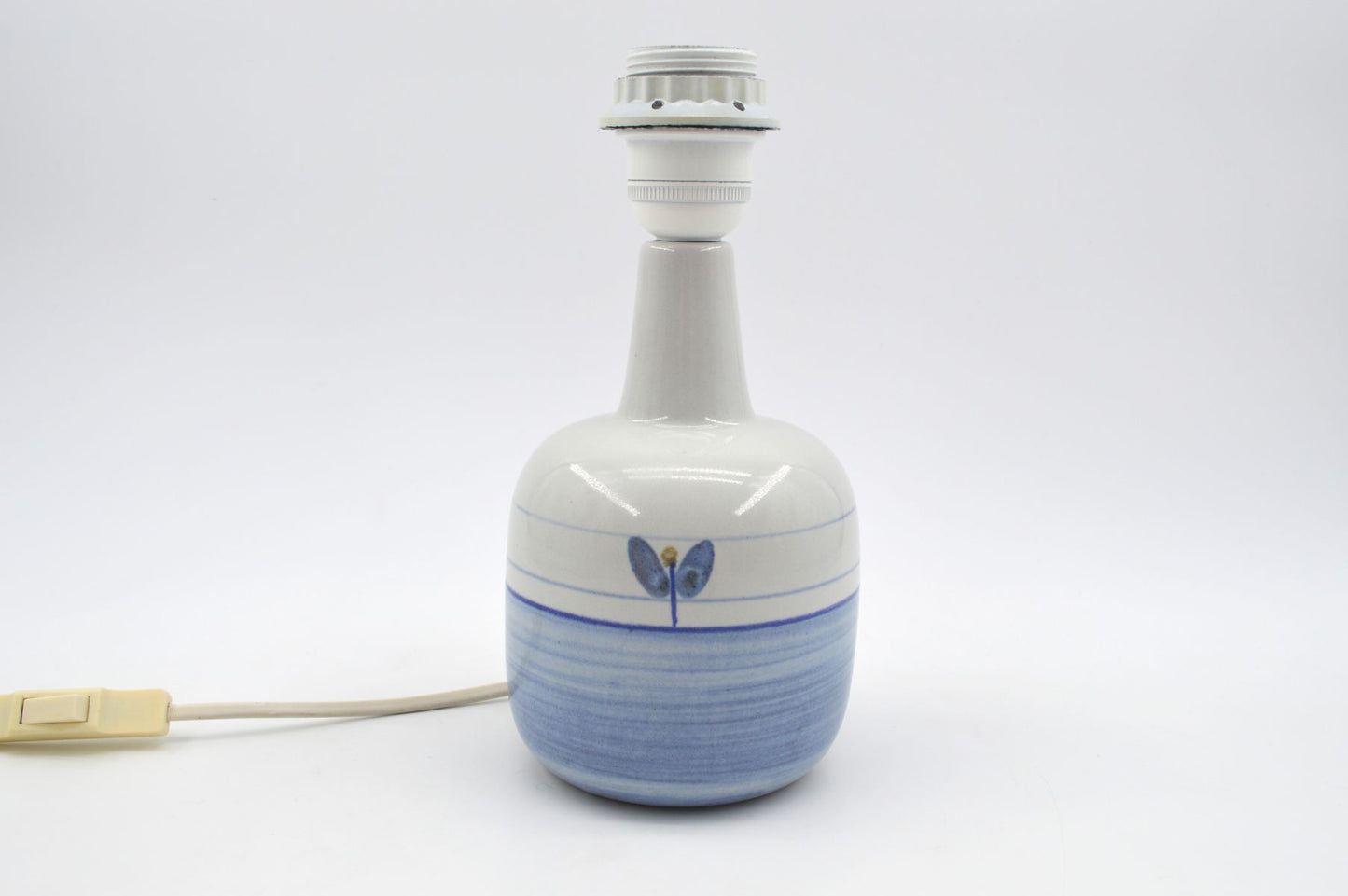 Vintage Søholm Stentøj dänische Kunstkeramik Tischlampe 1960s Design Maria Philippi Mid-Century Modern Bornholmer Studiokeramik