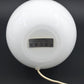 Mid-Century Michael Bang für Holmegaard Denmark "Boule" weiße Opalglas Tischlampe Michael Bang Design - 1980s MCM Designklassiker