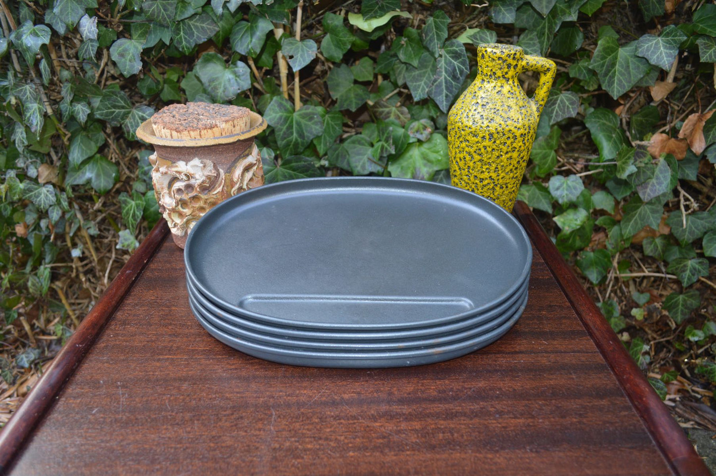 Seltene Copco Denmark Gusseisen Teller / Grillteller Mid-Century Michael Lax Design 1970s dänisches Vintage Design Kochgeschirr – MCM-Designklassiker