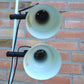 Mid-Century Horn Belysning Danmark Type 861 1960s Spaceage Spotlampe Modernes dänisches Design