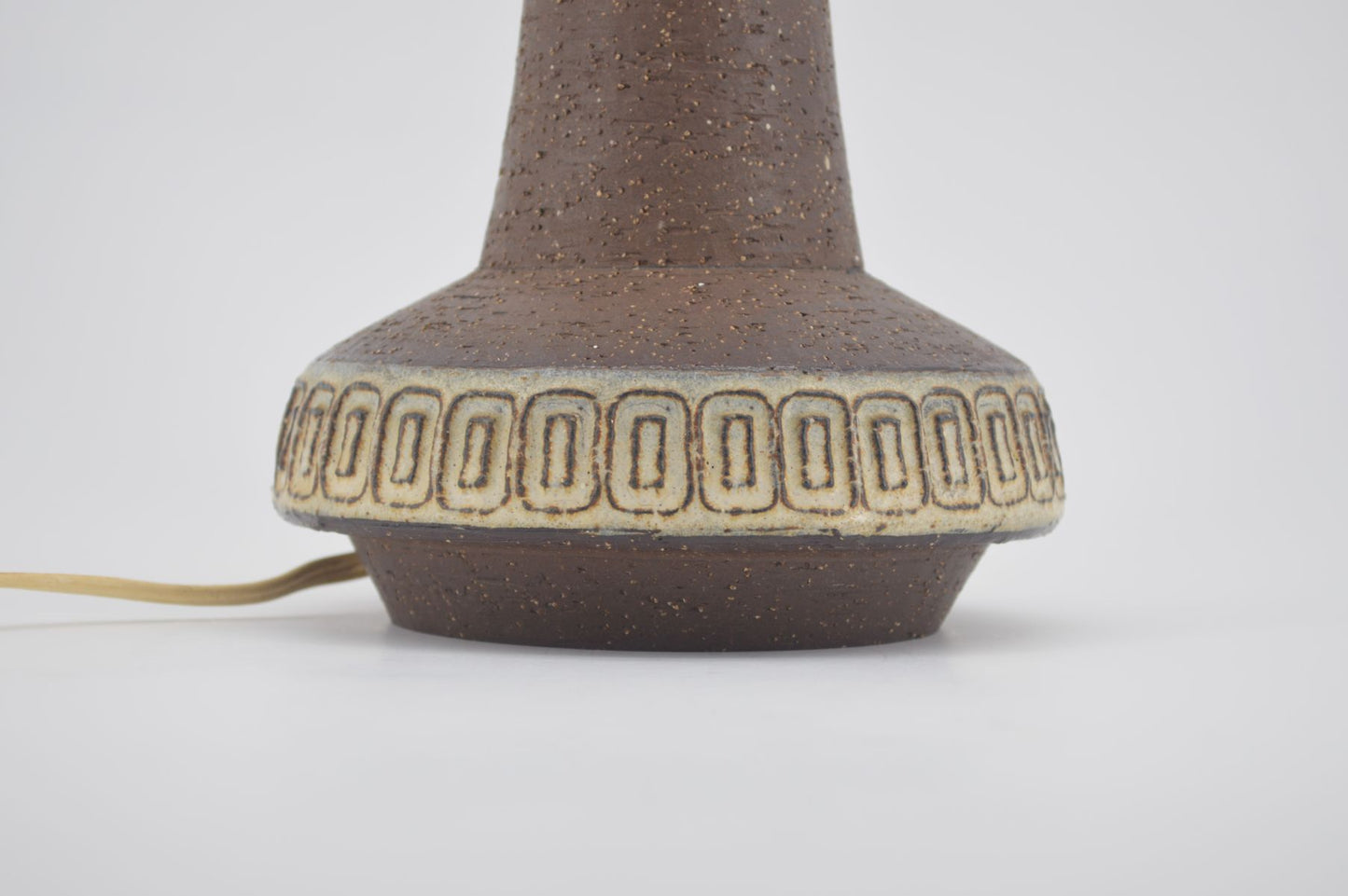 Helge Bjufstrøm lampe 1960'erne dansk design M. Andersen Bornholmsk keramik