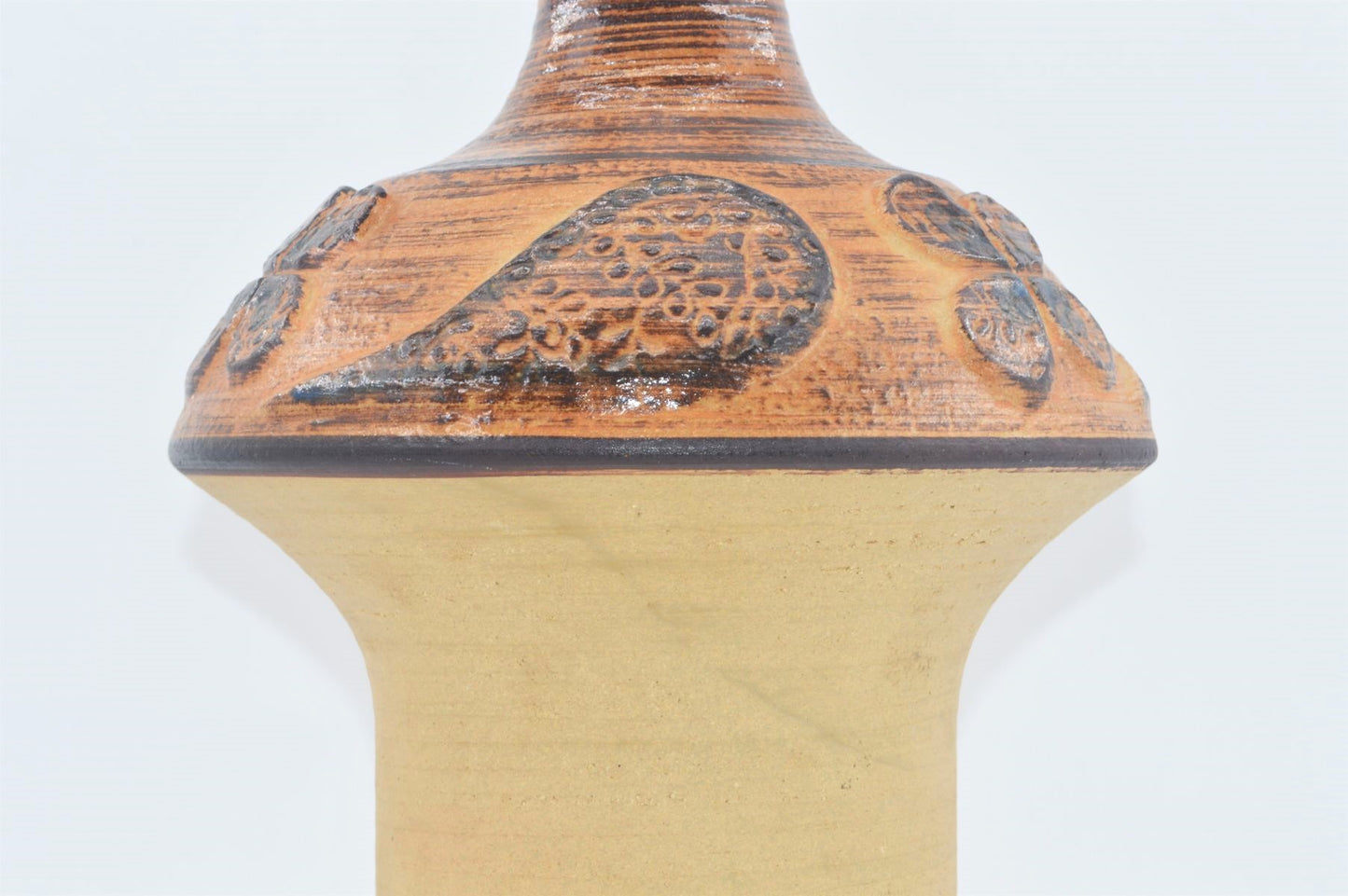 Große Mid-Century Tischlampe 3081-2 Haico Nitzsche für Søholm Stentøj Dänemark 1970s Danish Designklassiker - Bornholmer Vintage Tischlampe