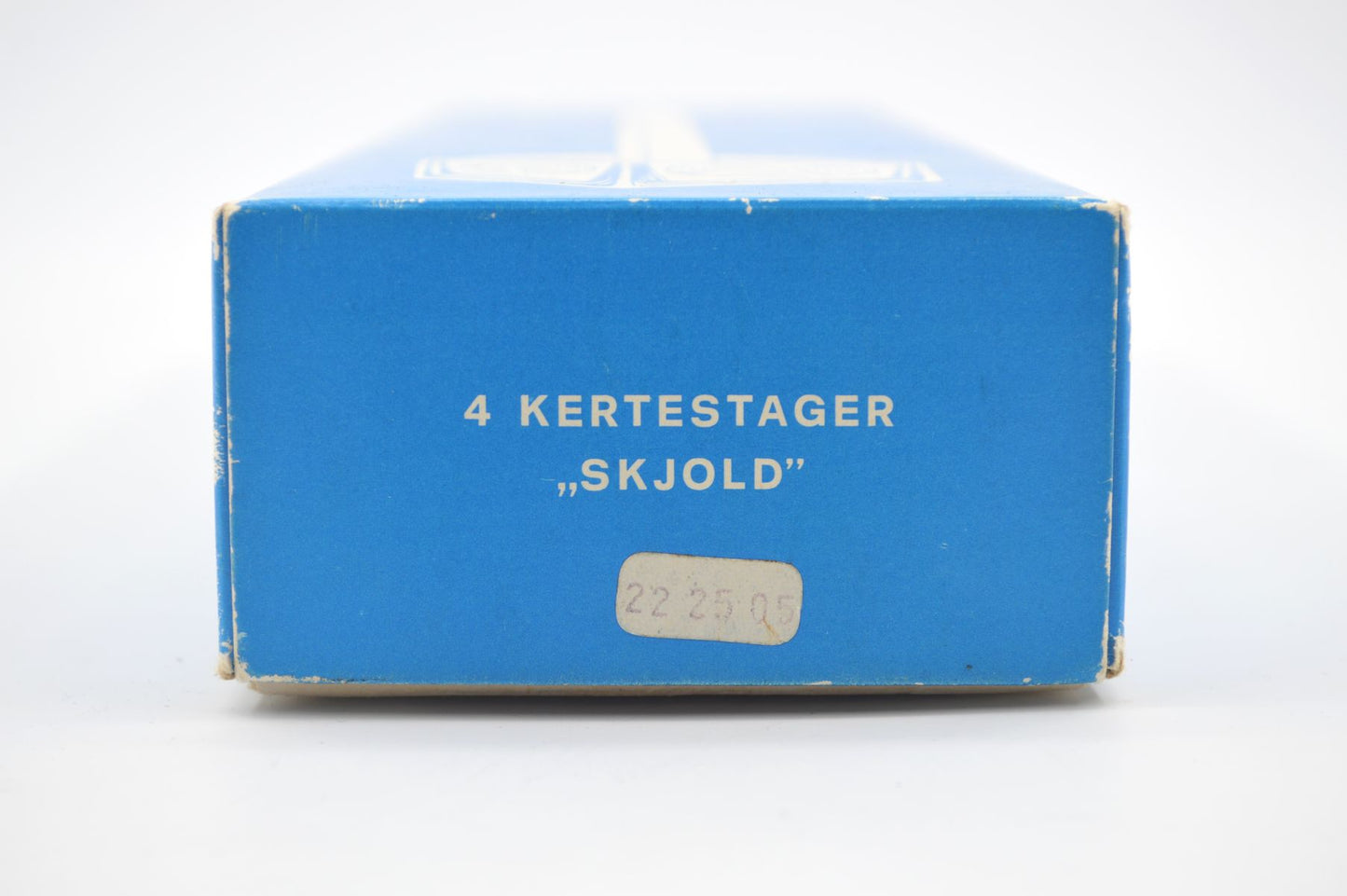 Mid-Century 1960s Holmegaard Danmark Skjold Kerzenhalter originalverpackt Per Lütken (1916-1998) Design 1960s – Danish Modern Designklassiker