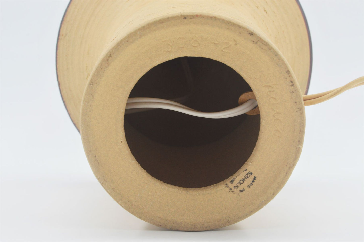 Große Mid-Century Tischlampe 3081-2 Haico Nitzsche für Søholm Stentøj Dänemark 1970s Danish Designklassiker - Bornholmer Vintage Tischlampe