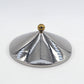 Vintage Bodum Tea Ball Design Teekanne mit Teesieb - 1980s Carsten Jorgensen Design, postmoderne dänische Edelstahl Teekanne Memphis Stil