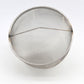 Vintage Bodum Tea Ball Design Teekanne mit Teesieb - 1980s Carsten Jorgensen Design, postmoderne dänische Edelstahl Teekanne Memphis Stil