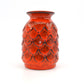 WGP Jasba Keramik Vase N033 1116 „Ananas“ Vintage Vase mit seltener Fat-Lava Glasur 1960s West German Mid-Century Design Pop-Art Vase