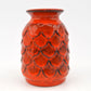 WGP Jasba Keramik Vase N033 1116 „Ananas“ Vintage Vase mit seltener Fat-Lava Glasur 1960s West German Mid-Century Design Pop-Art Vase