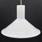 Mid-Century Modern P&T Pendellampe Michael Bang für Holmegaard Dänemark Designlampe 1970s Design Opalglas Hängelampe – dänischer Designklassiker
