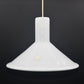 Mid-Century Modern P&T Pendellampe Michael Bang für Holmegaard Dänemark Designlampe 1970s Design Opalglas Hängelampe – dänischer Designklassiker