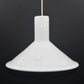 Mid-Century Modern P&T Pendellampe Michael Bang für Holmegaard Dänemark Designlampe 1970s Design Opalglas Hängelampe – dänischer Designklassiker