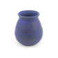 Töpfermeister Uwe Schellbach Studiokeramik Vase blaue Fat-Lava Glasur 1980s Kunstkeramik- Unikat