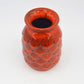 WGP Jasba Keramik Vase N033 1116 „Ananas“ Vintage Vase mit seltener Fat-Lava Glasur 1960s West German Mid-Century Design Pop-Art Vase