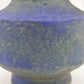 Große Karlsruher Majolika Vase 7318 1970s Friedgard Glatzle Design Mid-Century WGP Blaue Fat-Lava Glasur