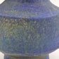 Große Karlsruher Majolika Vase 7318 1970s Friedgard Glatzle Design Mid-Century WGP Blaue Fat-Lava Glasur