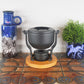 MCM Original Digsmed Denmark Gusseisen Fondue Nr. 711 1970s Vintage dänischer Mid-Century Modern Designklassiker