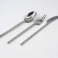Mid-Century Dansk Knivfabrik Lundtofte Gense „Rondo“ Besteck Set Per Willemoes Design Besteck 1970s Danish Modern Design
