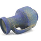 Große Karlsruher Majolika Vase 7318 1970s Friedgard Glatzle Design Mid-Century WGP Blaue Fat-Lava Glasur