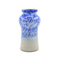 Mid-Century VEB Strehla 1437 Keramik Vase mit blauer Fat-Lava Glasur - 1960s DDR Vintage Studiokeramik ostdeutsche Fat-Lava Keramik Vase