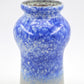 Mid-Century VEB Strehla 1437 Keramik Vase mit blauer Fat-Lava Glasur - 1960s DDR Vintage Studiokeramik ostdeutsche Fat-Lava Keramik Vase