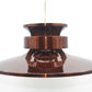 Große dänische Mid-Century Designlampe 1970er Jahre Hängelampe im Jo Hammerborg Design Danish MCM zeitgenössischer dänischer Designklassiker