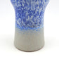 Mid-Century VEB Strehla 1437 Keramik Vase mit blauer Fat-Lava Glasur - 1960s DDR Vintage Studiokeramik ostdeutsche Fat-Lava Keramik Vase