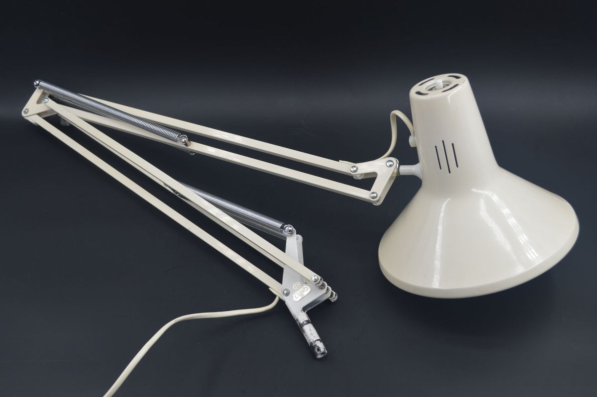 Mid-Century Luxo Norway L-1P 1960s Jac Jacobsen Design Architektenlampe - Vintage Bauhaus Schreibtischlampe Designklassiker