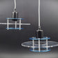Dänische Design Light AS Denmark „Space“ Hängelampen 1980s skandinavische Mid-Century Vintage Space-Age Designlampen aus Acrylglas