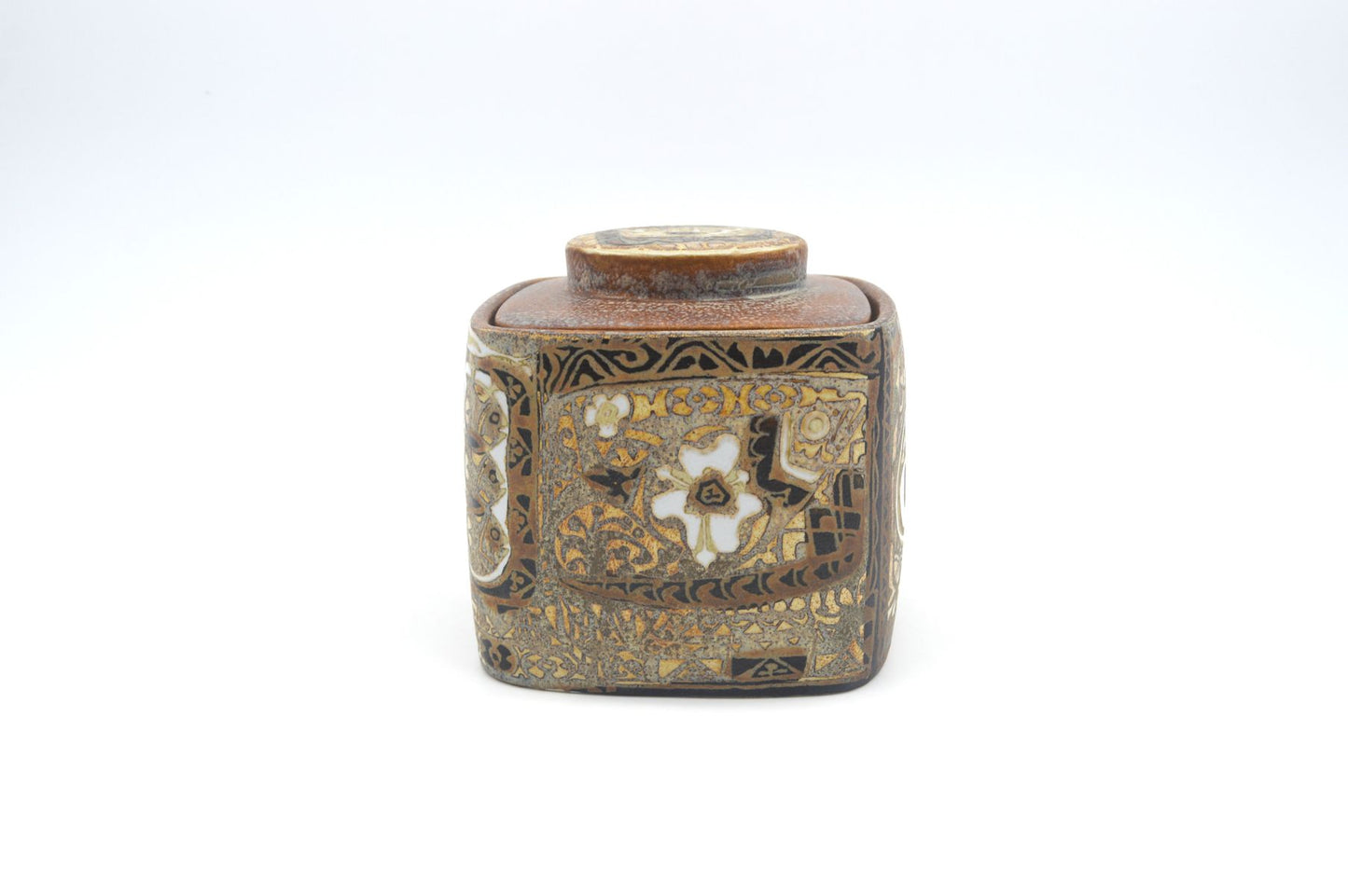 Seltener Mid-Century Royal Copenhagen Porzellan Humidor 719/3211 Nils Thorsson Baca Design 1960s Designklassiker - Danish Modern Design Fajance Dose