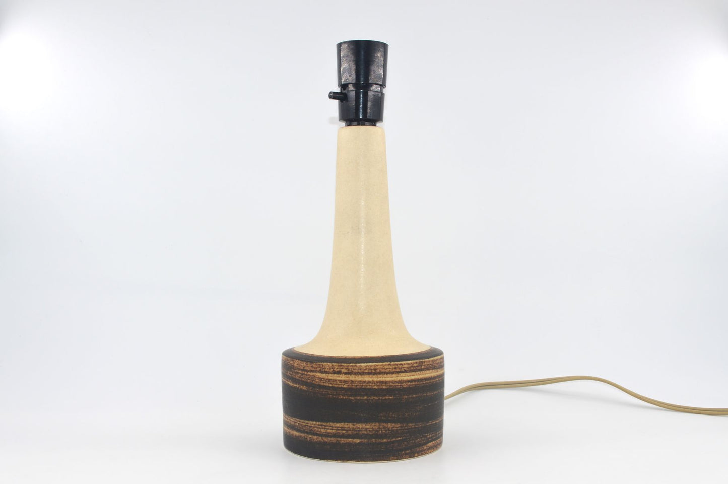 Okela Stentøj Danmark Bordlampe Kunst Keramik 1960'erne Dansk Moderne Design