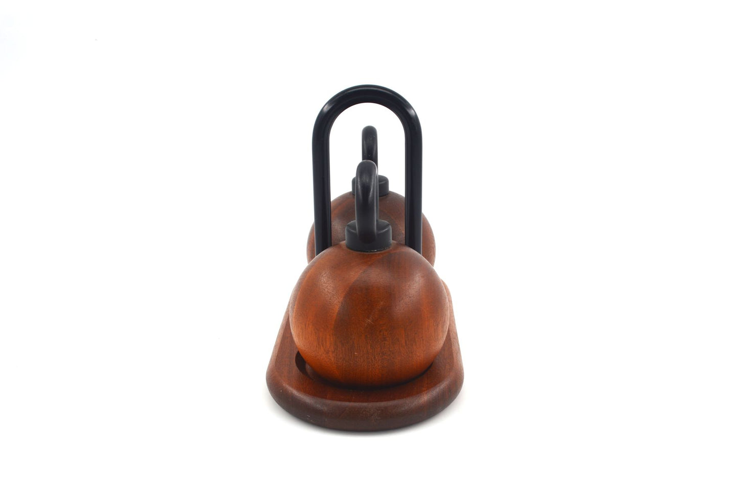 MCM Bodum Denmark kugelförmige Teakholz Salz und Pfeffer Mühlen 1980s Richard Nissen Danish Modern Designklassiker - dänisches Vintage Design