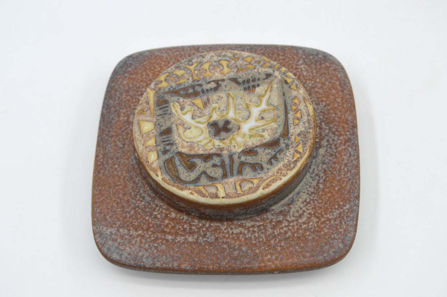 Seltener Mid-Century Royal Copenhagen Porzellan Humidor 719/3211 Nils Thorsson Baca Design 1960s Designklassiker - Danish Modern Design Fajance Dose