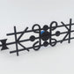 Mid-Century Dantoft Denmark Danish Modern Metall Wandskulptur Kerzenhalter 1960s Design