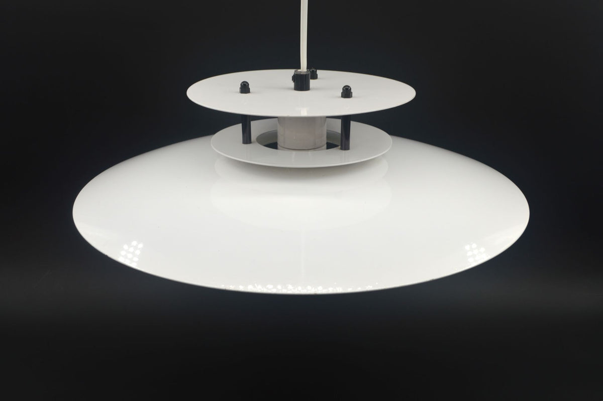 Exklusive Mid-Century Laterna Danica Nordlux Hängelampe - 1970s Jørgen Buchwald Design dänische MCM Industrie Design Pendellampe