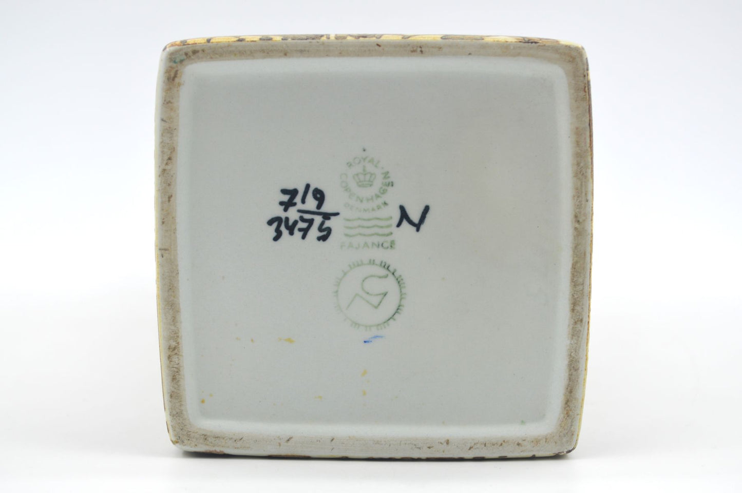 Große Vintage Royal Copenhagen Nils Thorsson Baca Design Fajance Vase 719/3475 28cm Höhe 1960s Mid-Century Danish Modern Designklassiker