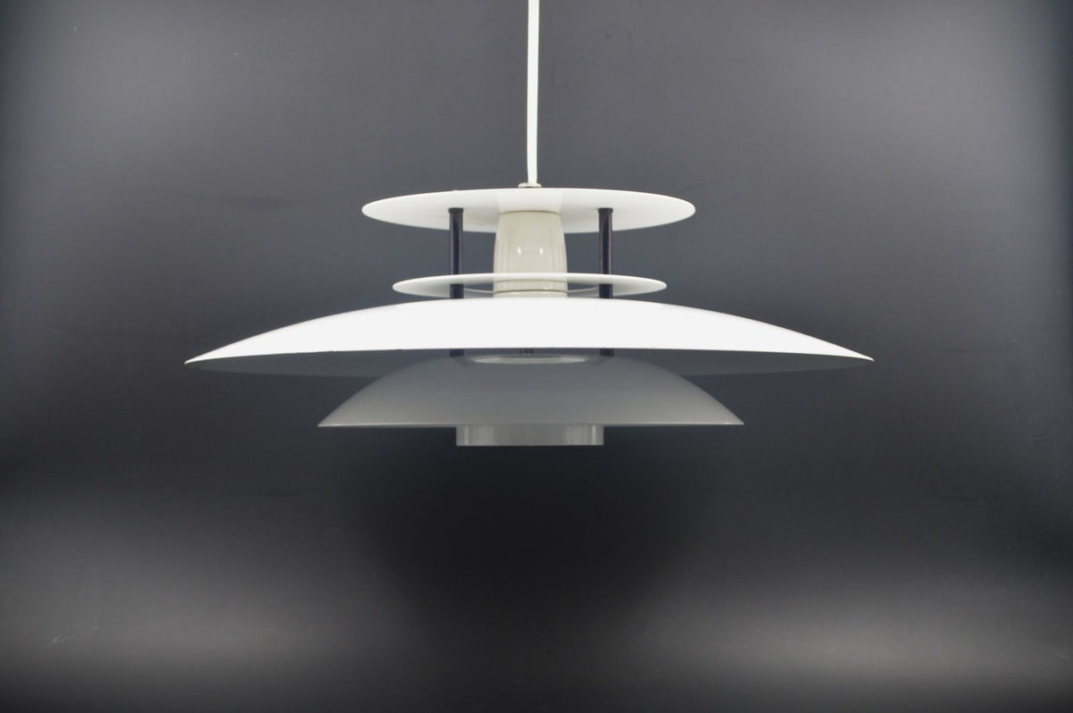 Exklusive Mid-Century Laterna Danica Nordlux Hängelampe - 1970s Jørgen Buchwald Design dänische MCM Industrie Design Pendellampe