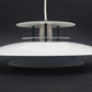 Exklusive Mid-Century Laterna Danica Nordlux Hängelampe - 1970s Jørgen Buchwald Design dänische MCM Industrie Design Pendellampe