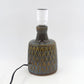 Vintage Einar Johansen Søholm Stentøj Dänemark blaue Keramik Tischlampe 1036 1960's Danish Mid-Century Modern Design original 1960s Bornholmer Kunstkeramik