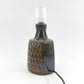 Vintage Einar Johansen Søholm Stentøj Dänemark blaue Keramik Tischlampe 1036 1960's Danish Mid-Century Modern Design original 1960s Bornholmer Kunstkeramik