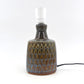 Vintage Einar Johansen Søholm Stentøj Dänemark blaue Keramik Tischlampe 1036 1960's Danish Mid-Century Modern Design original 1960s Bornholmer Kunstkeramik