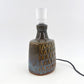 Vintage Einar Johansen Søholm Stentøj Dänemark blaue Keramik Tischlampe 1036 1960's Danish Mid-Century Modern Design original 1960s Bornholmer Kunstkeramik