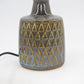 Vintage Einar Johansen Søholm Stentøj Dänemark blaue Keramik Tischlampe 1036 1960's Danish Mid-Century Modern Design original 1960s Bornholmer Kunstkeramik