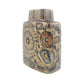 Vintage Royal Copenhagen Dänemark 870/3121 Nils Thorsson Sunflower Design Fajance Vase, Danish Design 1960er Jahre MCM dänischer Designklassiker