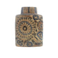 Vintage Royal Copenhagen Dänemark 870/3121 Nils Thorsson Sunflower Design Fajance Vase, Danish Design 1960er Jahre MCM dänischer Designklassiker