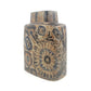 Vintage Royal Copenhagen Dänemark 870/3121 Nils Thorsson Sunflower Design Fajance Vase, Danish Design 1960er Jahre MCM dänischer Designklassiker