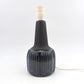 Große Einar Johansen Søholm Stentøj Dänemark Vintage blaue Keramik Tischlampe 1039 1960's Danish MCM Design original 1960s Bornholmer Kunstkeramik