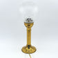 Mid-Century Modern dänische Design Tischlampe mit Glasschirm 1960s maritime handgearbeitete dänische Vintage Lampe Danish Modern Designklassiker