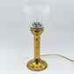 Mid-Century Modern dänische Design Tischlampe mit Glasschirm 1960s maritime handgearbeitete dänische Vintage Lampe Danish Modern Designklassiker