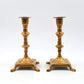 Antike dänische Jugendstil Design Messing Kerzenhalter 1920’s dänisches Skønvirke Design Handarbeit - skandinavisches Art Nouveau Design