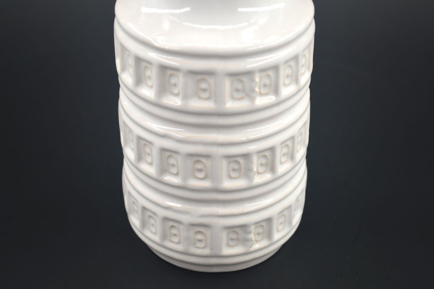 Mid-Century WGP Scheurich Keramik Vase Design 208/15 1960s Fat Lava/ Popart Westdeutsche Kunstkeramik